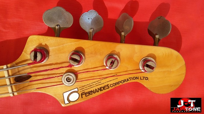 guitar fernandes serial number sticker
